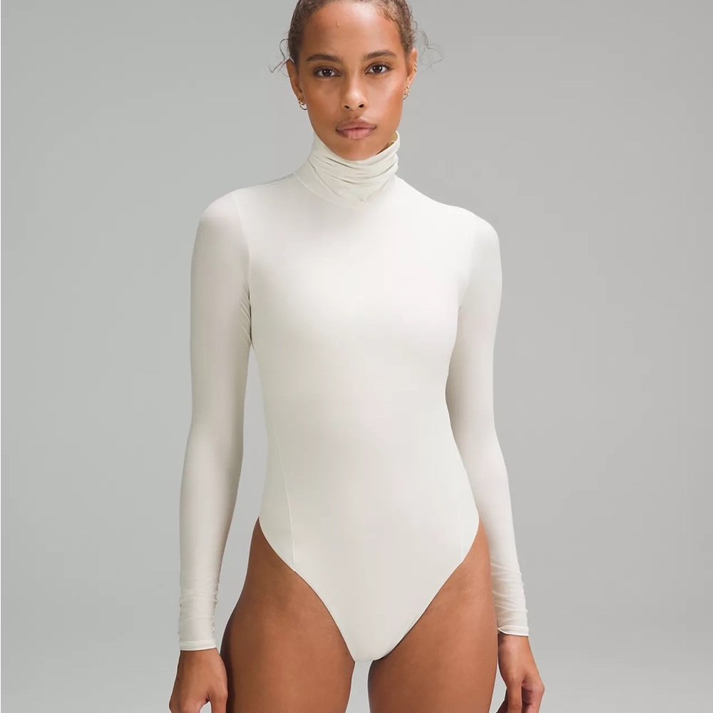 SOLD Lululemon Turtleneck Bodysuit Bone